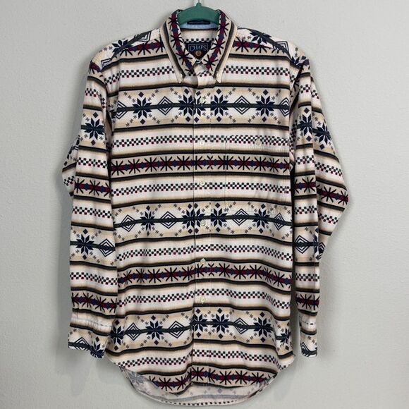 Chaps Ralph Lauren Southwestern Flannel Shirt S - Picture 1 of 6